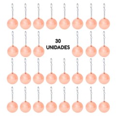 30 Pink Lip Balm Keychains