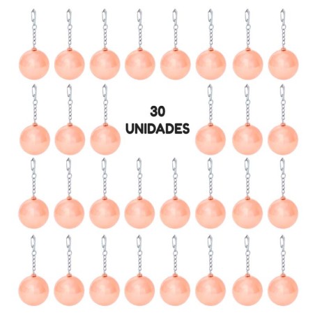 30 Pink Lip Balm Keychains