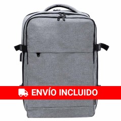 Grand sac à dos gris