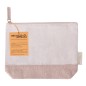 20 Recycled Cotton Toiletry Bags, Assorted Colors, 180 gsm
