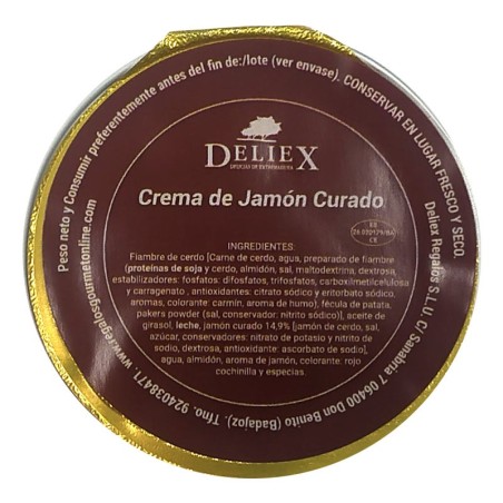 Crema de jamón curado monodosis 25gr Deliex