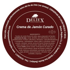 Cream of cured ham single dose 25gr Deliex