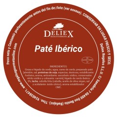 Paté ibérico monodosis 25 gr Deliex