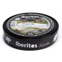 Deer pate with Iberitos brand boletus