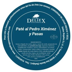 Paté ibérico al Pedro Ximenez monodosis 25g Deliex