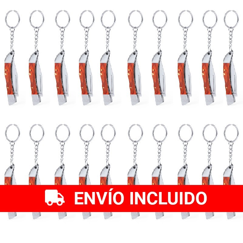 20 Stainless Steel Pocket Knives Keychains