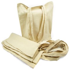 Sac cabas en coton avec anses, 115 g