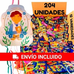 Piñata de communion pour garçon avec garniture 204 unités 17x12
