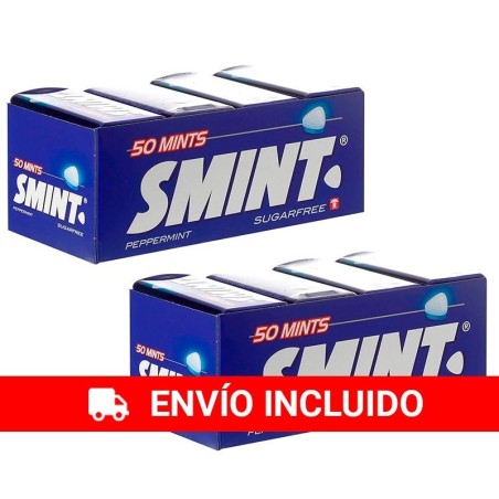 2 boxes 12 Tins SMINT Tin Mint Compressed Candy 35 gr