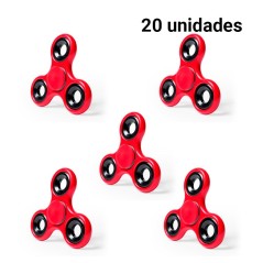 20 metal Spinners in assorted colours.