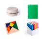 Lot of gifts 15 yoyos + 15 ingenuity puzzles + 15 set erasers in the form of a gift book for children's birthdays