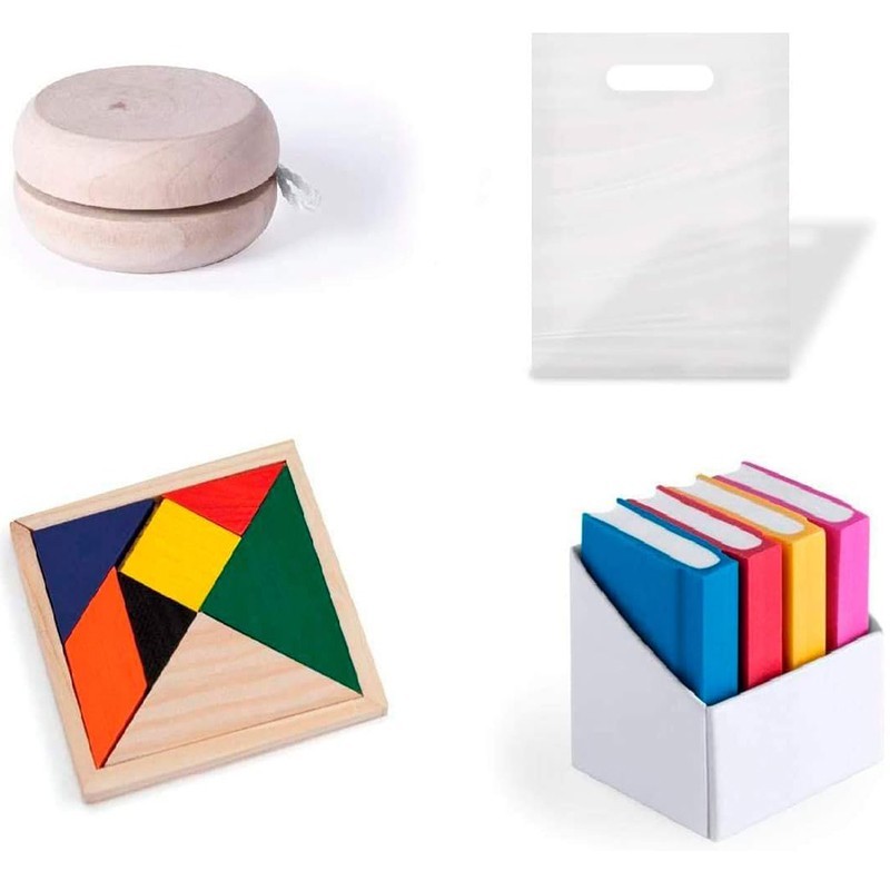 Pack 30 jeux rondux + 30 yoyos + 30 gums book pour donner aux enfants des événements