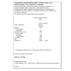 Box of 12 tins Smint red fruit candies 35g