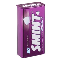 2 Boxes of 12 tins Smint red fruit candies 35g