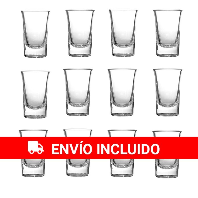 Lote 12 Vasos chupito irlandes 3,4 cl