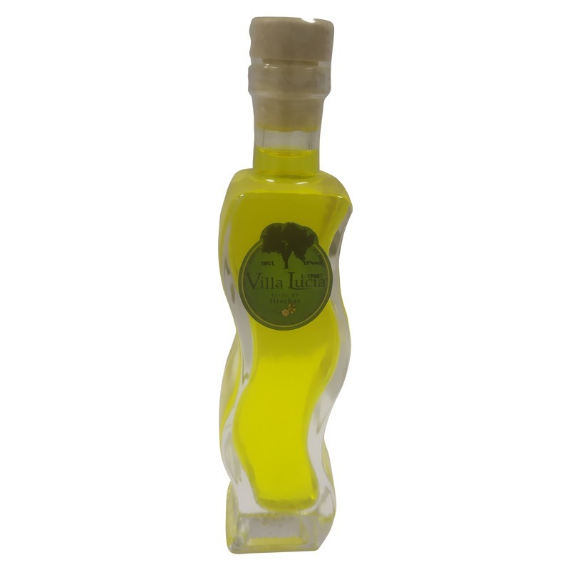 Liqueur aux herbes - Villa Lucía - 10 cl - Bouteille ondulée