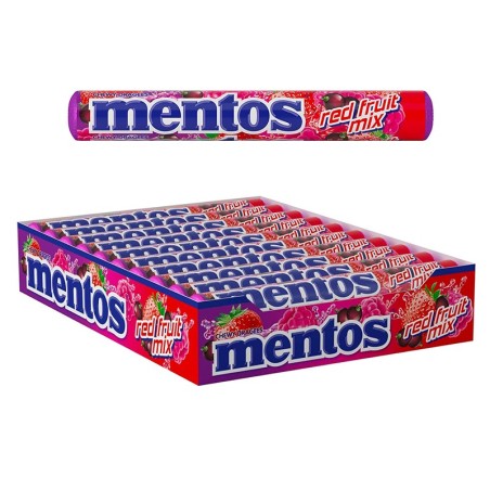 Mentos Red Fruits Mix Candy Box