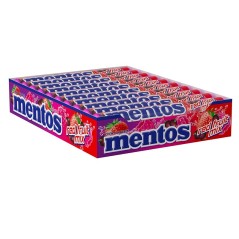 2 Cajas de caramelos mentos frutos rojos mix