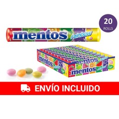 Box of 20 Mentos Rainbow Chewy Candy 38g