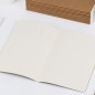 60-Page Plain Kraft Paper Notebook with Sewn Cover
