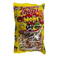 100 sucettes aux saveurs assorties avec des visages