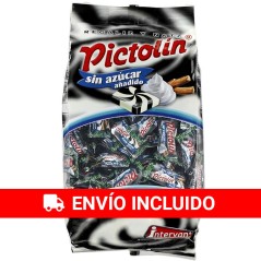 Sachet de bonbons à la réglisse et à la crème sans sucre Pictolín 800g