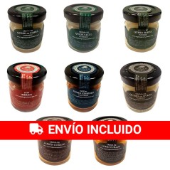 48 patés y cremas pequeñas gourmet variados