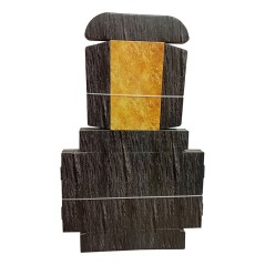 Pack de 25 cajas doradas para 2 botellas