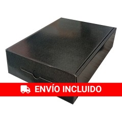 Lot de 25 boîtes noires pour 3 bouteilles