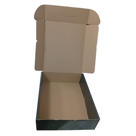 Pack of 25 black boxes for 3 bottles