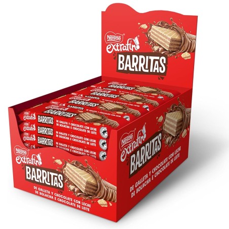 Caja de 30 Barritas Extrafino Nestlé snacks 30 g