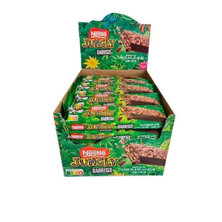Boîte de 30 barres de céréales Nestlé Jungly 34 g