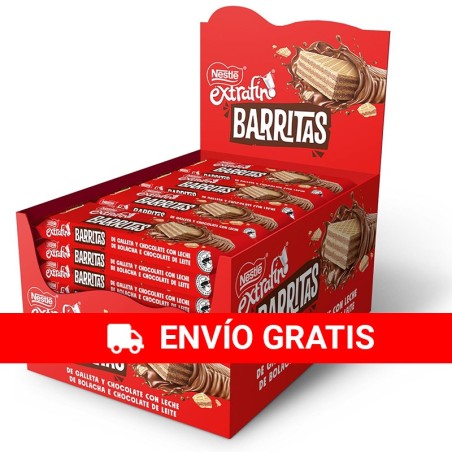 Caja de 30 Barritas Extrafino Nestlé snacks 30 g