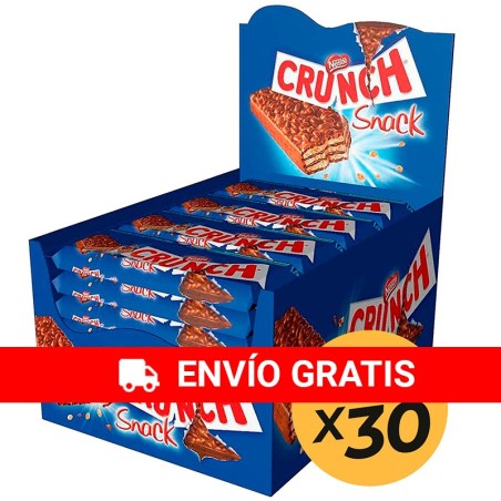 Boîte de 30 barres Nestlé Crunch de 30 g