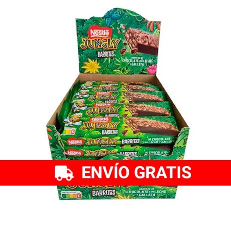 Boîte de 30 barres de céréales Nestlé Jungly 34 g
