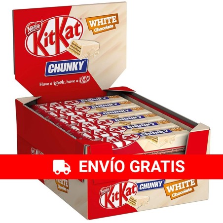 Caja 24 Kitkat Chunky blanco
