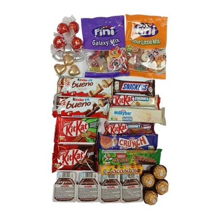 Boîte de chocolats et de bonbons gélifiés à offrir en cadeau