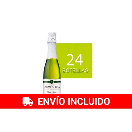 Cava jaume serra brut 37,5cl pack de 24 uds