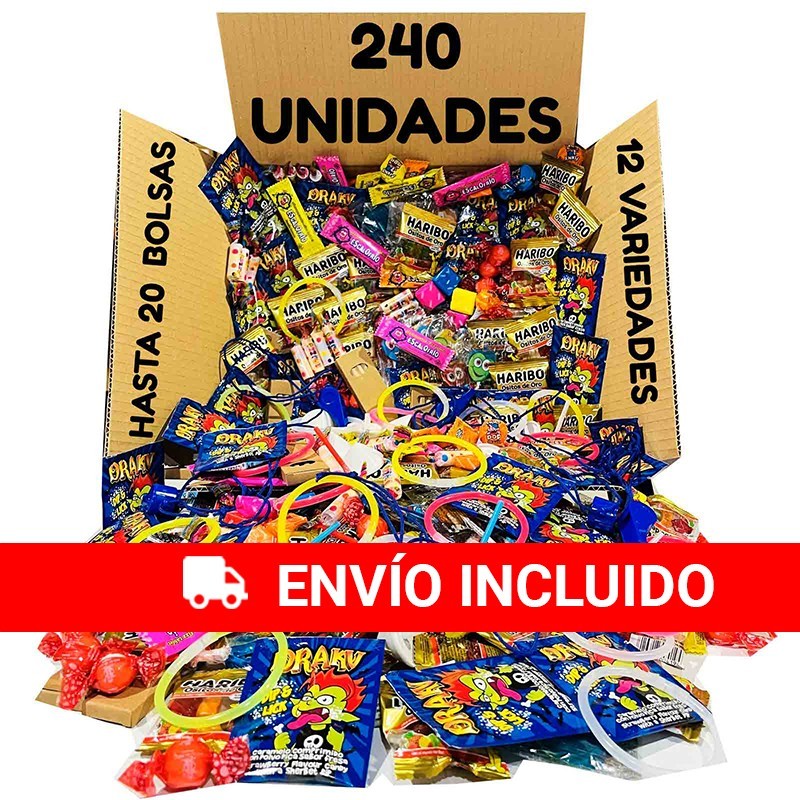 240 Sweets and Toys for Children's Birthdays
