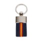 Spanish Flag Keychain with Matte Metal Finish