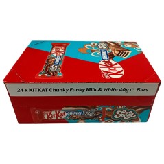 Box of 24 KitKat Chunky Dark and White Chocolate