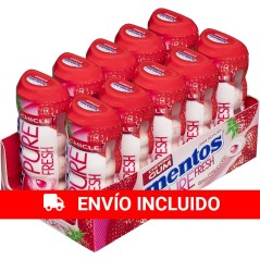 Mentos Sugar-Free Pure Strawberry Chewing Gum Box 10 x 30g