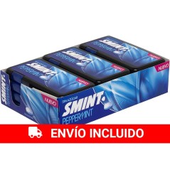 Distributeur plat Smint boîte de 12 canettes de menthe fraîche