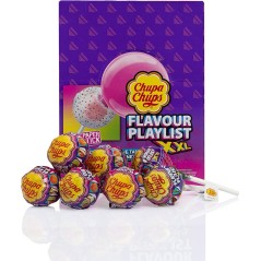 Chupa Chups XXL, Caramelo relleno de Chicle con Palo de Sabores Variados