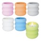 Set 6 velas aromatizadas ECO CEMENTO