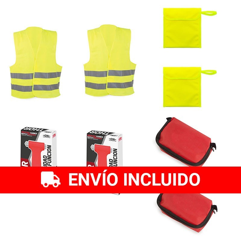 2 Kit de emergencias + 2 primeros auxilios