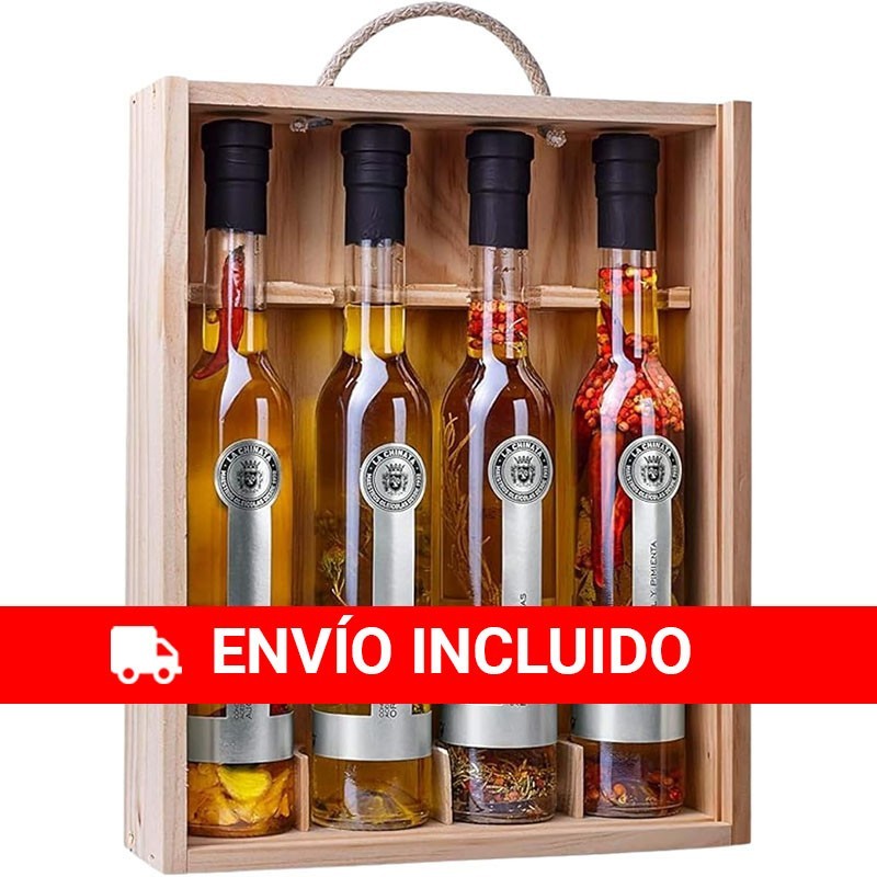 Estuche 4 aceites aromatizados La Chinata
