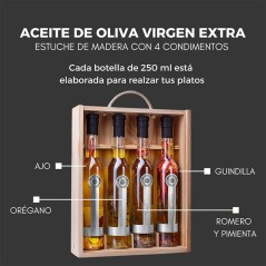 Estuche 4 aceites aromatizados La Chinata