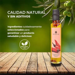 4 botellas de Aceite Condimentado Guindilla La Chinata