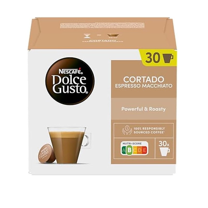 NESCAFÉ Dolce Gusto Cortado - 30 Cápsulas de Café